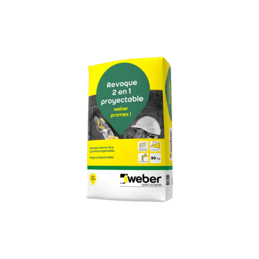 Revoques proyectables Weber Promex I Revoque interior