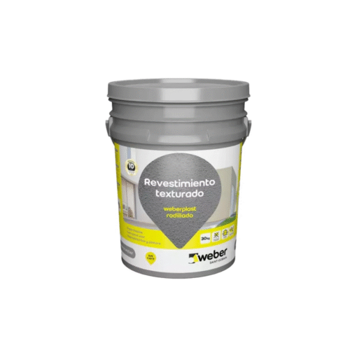 Revestimientos texturados Weberplast Rodillado Weber color